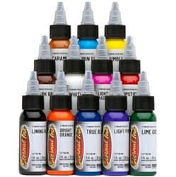 דיו לקעקועים - Sample Set 12 colors 1oz