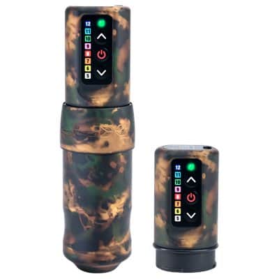 מכונת קעקועים - Flux Shadow Camo with 2 powerbolt