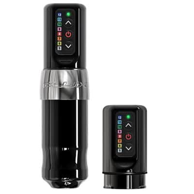 מכונת קעקועים - FLUX Chromium with 2 powerbolt