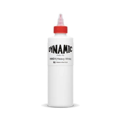 דיו לקעקועים - Dynamic Non Mixing Heavy White Ink 8 oz