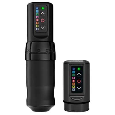 מכונת קעקועים - FLUX BlackOps with 2 powerbolt