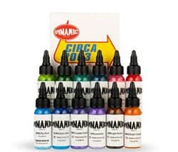 דיו לקעקועים - Circa 2003 Tattoo Ink Color Set - 1 oz. Bottles