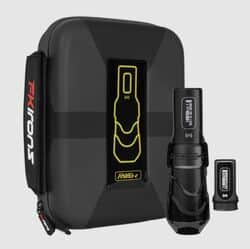 מכונת קעקועים - FLUX MAX black with 2 power bolt 4mm