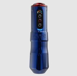מכונת קעקועים - FK IRON ONE (Royal Blue) with 2 power bolt 4mm