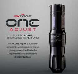 מכונת קעקועים - FK One Adjust Wireless Tattoo Machine