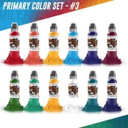דיו לקעקועים - Primary Color set #3