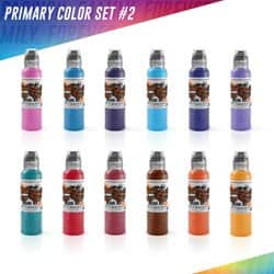 דיו לקעקועים - Primary Color set #2