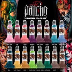 דיו לקעקועים - A.D. PANCHO PROTEAM COLORSET 1oz