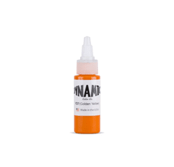 דיו לקעקועים - Golden Yellow Tattoo Ink - 1 oz. Bottle